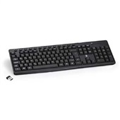 Teclado Sem Fio Office TW-500 2.4GHz Preto 5+