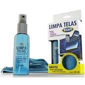 Limpa Telas com Pano Microfibra 120ml 1 UN Start Quimica