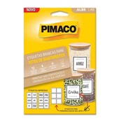 Etiqueta para Potes de Mantimentos 70mm x 68mm PT 18 UN Pimaco