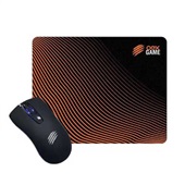 Kit Mouse e Mousepad Game MC105 Preto 1 UN OEX