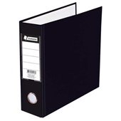 Pasta Lombada A-Z Larga Memorando Oficio com Visor 285x250x80mm Preto 2532 1 UN Chies Hemon