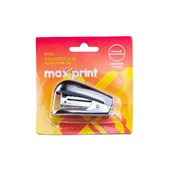 Mini Grampeador Plástico Preto até 15 Folhas MX-G15 1 UN Maxprint