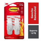 Gancho Adesivo Command™ Design Utilidade Branco 3M