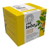 Chá para Infusão Camomila, Cidreira e Maracujá Sachês de 1,6g CX 10 UN Leão