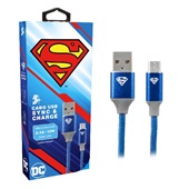 Cabo USB 5+ para Micro USB - 2.0 - 1,5m DC Mobile - Superman 1 UN