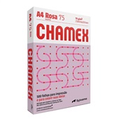 Papel Chamex A4 Sulfite Rosa 210X297mm 75g Resma 500 FL