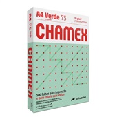 Papel Chamex A4 Sulfite Verde 210X297mm 75g Resma 500 FL