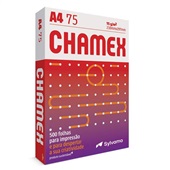 Papel Sulfite Chamex A4 Branco 210x297mm 75g Resma 500FL M