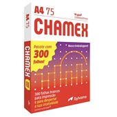 Papel Chamex A4 Sulfite Branco 210x297mm 75g PT 300 FL