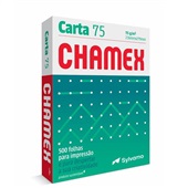 Papel Chamex Carta Sulfite Branco 216x279mm 75g PT 500 FL