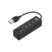 Hub USB 2.0 5 Portas HU-L200BK 1 UN C3Tech