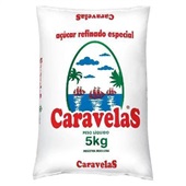 Açúcar Refinado 5kg FD 6 UN Caravelas