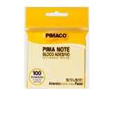 Bloco de Notas Adesivo 76x76mm Amarelo 100 FL Pima Note