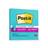Bloco de Notas Super Adesivo Refil 76x76mm Céu Azul 90 FL Post-it