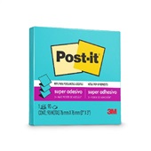 Bloco de Notas Super Adesivo Refil 76x76mm Céu Azul 90 FL Post-it