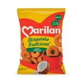 Biscoito Rosquinhas Sabor Coco 300g 1 UN Marilan