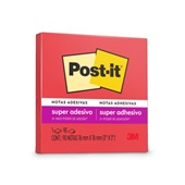 Bloco de Notas Super Adesivo 76x76mm Telha 90 FL Post-it