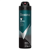 Desodorante Aerosol Masculino Invisible 150ml 1 UN Rexona