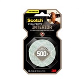 Fita Dupla Face de Espuma Scotch Uso Interno 12mmx1,5m 1 UN 3M