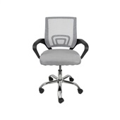 Cadeira Giratória Office Cinza 1 UN Or Design