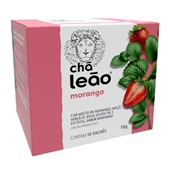 Chá de Morango Sachês de 1,6g CX 10 UN Leão