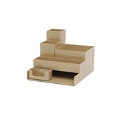 Kit Modular Organizador 8 Peças Nude 1 UN Waleu