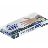 Luva Vinilflex Sem Pó P CX 100 UN Bompack