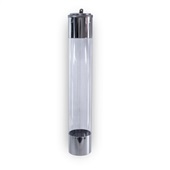 Suporte Transparente Inox para Copo de Água 1 UN Aurimar