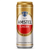 Cerveja Puro Malte Lata 350ml 1 UN Amstel