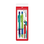 Lapiseira Poly Slim 0,5mm Azul e Verde 2 UN Faber