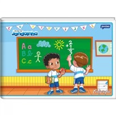 Caderno de Caligrafia Jandainha Capa Flexível Sortidas 40 FL 1 UN