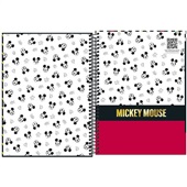 Caderno Universitário Espiral Mickey Capas Sortidas 80 FL 1 UN Tilibra