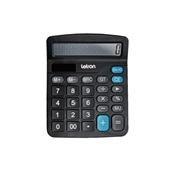 Calculadora de Mesa Letron 12 Dígitos Preto 99320 1 UN Jocar