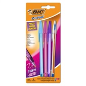 Kit Fashion Caneta Esferográfica e Caneta Precisão CX 4 UN Bic