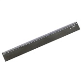 Régua New Line 30cm Black Piano 1 UN Waleu
