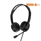 Fone com Microfone Lecoo USB HT106 Preto 1 UN