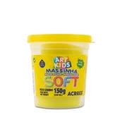 Massa de Modelar Soft Amarela 150g 1 UN Acrilex