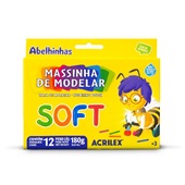 Massa de Modelar Soft Abelhinhas 180g 12 UN Acrilex