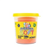 Massa de Modelar Soft Laranja 150g 1 UN Acrilex