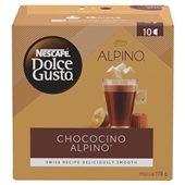 Cápsula de Chocolate Chococino Alpino CX 10 UN Nescafé Dolce Gusto