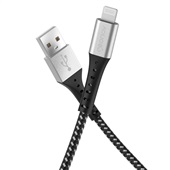 Cabo iPhone, iPad, iPod Lightning conector original Mfi Apple nylon tr