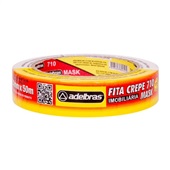 Fita Crepe Branca 24mmx50m 1 UN Adelbras