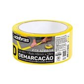 Fita para Demarcação de Solo 48mmx14m Amarelo 1 UN Adelbras