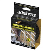 Fita Antiderrapante Preta 50mmx5m 1 UN Adelbras