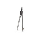 Compasso Escolar 12cm Metal Acompanha Estojo Maxcril