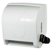 Dispenser Papel Toalha Bobina Alavanca até 20cm Branco 1 UN Drop