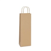 Sacola Papel Kraft Garrafa 35x13x8 1 UN Packpel