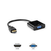 Cabo Adaptador Hdmi M/vga f Adp-hdmivga10bk Plus Cable