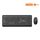 Kit Teclado e Mouse Sem Fio Kw202 Preto Lecoo