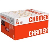 Papel Sulfite Chamex A4 Branco 210x297mm 75g CX 5000 FL M12